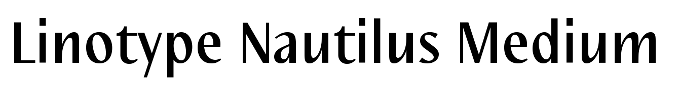 Linotype Nautilus Medium